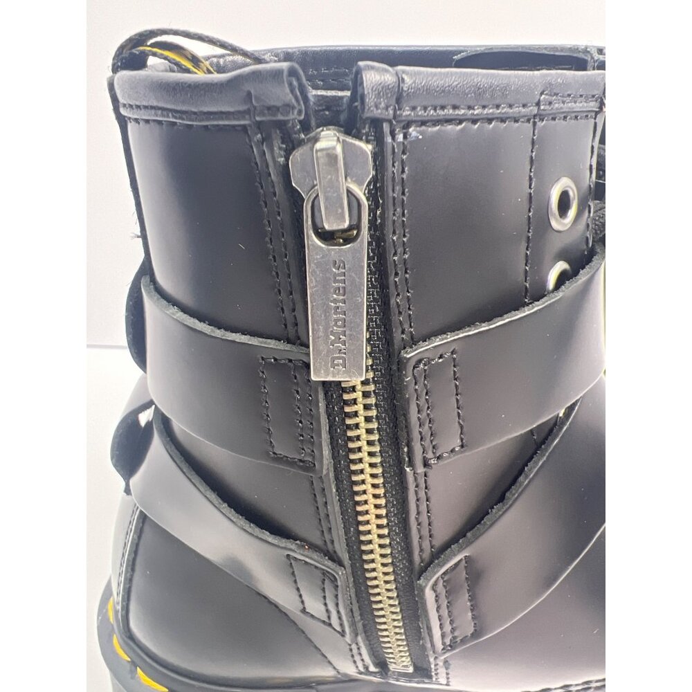 Dr. Martens Cristofor Leather Harness Lace Up Boots EU 38, US Men 6, US L 7, zip - Picture 6 of 12